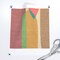 Mid Century Modern Art Colourful Rainbow Kaleidescope Retro Pop 1950S Large Scale Textured Linen Custom Pre-pasted Wallpaper by Spoonflower Pre-Pasted Wallpaper 2FT Wide